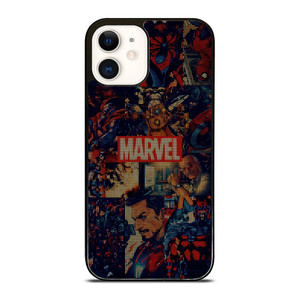 MARVEL COMICS HALFTONE COLLAGE iPhone 12 Case Cover MARVEL COMICS HALFTONE COLLAGE iPhone 12 Case Cover