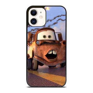MATER FUNNY FACE CARS iPhone 12 Case Cover MATER FUNNY FACE CARS iPhone 12 Case Cover