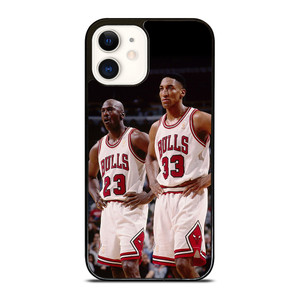 MICHAEL JORDAN X SCOTTIE PIPPEN CHICAGO BULLS  iPhone 12 Case Cover
