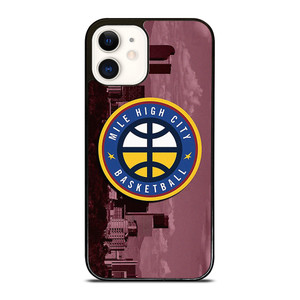 MILE HIGH CITY BASKETBALL BADGE  iPhone 12 Case Cover MILE HIGH CITY BASKETBALL BADGE  iPhone 12 Case Cover