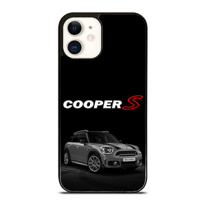 MINI COOPER S BLACK LOGO  iPhone 12 Case Cover MINI COOPER S BLACK LOGO  iPhone 12 Case Cover