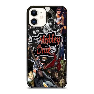 MOTLEY CRUE BAND COLLAGE iPhone 12 Case Cover MOTLEY CRUE BAND COLLAGE iPhone 12 Case Cover