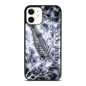 NEW ZEALAND ALL BLACK LIGHTNING LOGO  iPhone 12 Case Cover NEW ZEALAND ALL BLACK LIGHTNING LOGO  iPhone 12 Case Cover