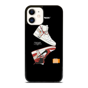 NIKE AIR JUMPMAN OFF WHITE SNEAKERS  iPhone 12 Case Cover NIKE AIR JUMPMAN OFF WHITE SNEAKERS  iPhone 12 Case Cover