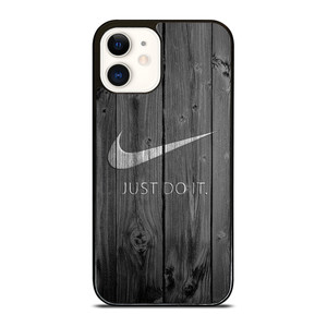 NIKE JUST DO IT WOODEN LOGO iPhone 12 Case Cover NIKE JUST DO IT WOODEN LOGO iPhone 12 Case Cover