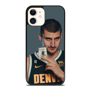 NIKOLA JOKIC DENVER NUGGETS JOKER iPhone 12 Case Cover NIKOLA JOKIC DENVER NUGGETS JOKER iPhone 12 Case Cover