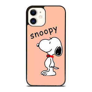 PEANUTS SNOOPY PINK iPhone 12 Case Cover PEANUTS SNOOPY PINK iPhone 12 Case Cover