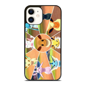 POKEMON EEVEE EVOLUTION COLLAGE  iPhone 12 Case Cover