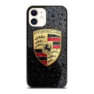 PORSCHE WET EMBLEM iPhone 12 Case Cover PORSCHE WET EMBLEM iPhone 12 Case Cover
