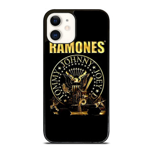 RAMONES ROCK BAND GOLD LOGO iPhone 12 Case Cover RAMONES ROCK BAND GOLD LOGO iPhone 12 Case Cover
