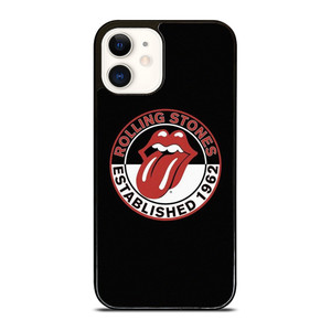 ROLLING STONES BAND BADGES iPhone 12 Case Cover ROLLING STONES BAND BADGES iPhone 12 Case Cover