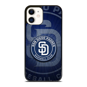 SAN DIEGO PADRES BASEBALL METAL LOGO iPhone 12 Case Cover SAN DIEGO PADRES BASEBALL METAL LOGO iPhone 12 Case Cover