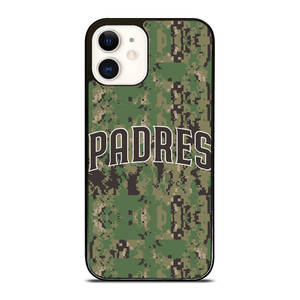 SAN DIEGO PADRES CAMO LOGO iPhone 12 Case Cover SAN DIEGO PADRES CAMO LOGO iPhone 12 Case Cover