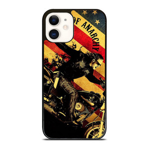 SONS OF ANARCHY USA LOGO iPhone 12 Case Cover SONS OF ANARCHY USA LOGO iPhone 12 Case Cover