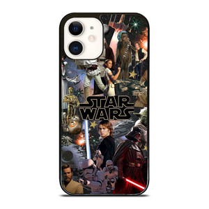 STAR WARS CHARACTERS COLLAGE iPhone 12 Case Cover STAR WARS CHARACTERS COLLAGE iPhone 12 Case Cover