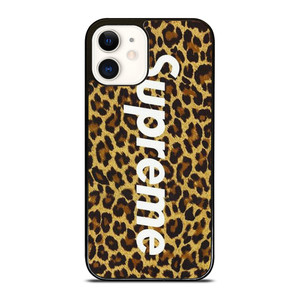 SUPREME LEOPARD SKIN iPhone 12 Case Cover SUPREME LEOPARD SKIN iPhone 12 Case Cover