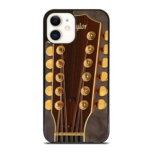 TAYLOR GUITARS HEADSTOCK GOLD  iPhone 12 Case Cover