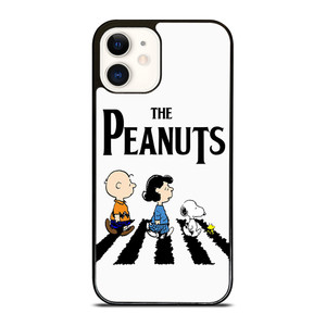 THE PEANUTS THE BEATLES ABBEY ROAD  iPhone 12 Case Cover THE PEANUTS THE BEATLES ABBEY ROAD  iPhone 12 Case Cover