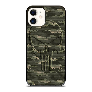 THE PUNISHER CAMO CARBON iPhone 12 Case Cover THE PUNISHER CAMO CARBON iPhone 12 Case Cover