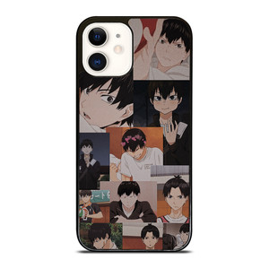 TOBIO KAGEYAMA HAIKYUU ANIME COLLAGE iPhone 12 Case Cover TOBIO KAGEYAMA HAIKYUU ANIME COLLAGE iPhone 12 Case Cover