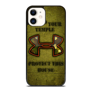 UNDER ARMOUR BUILD YOUR TEMPLE  iPhone 12 Case Cover UNDER ARMOUR BUILD YOUR TEMPLE  iPhone 12 Case Cover