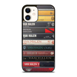 VAN HALEN CASSETTE COLLECTION  iPhone 12 Case Cover VAN HALEN CASSETTE COLLECTION  iPhone 12 Case Cover
