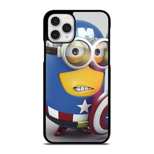 CAPTAIN AMERICA MINION CARTOON iPhone 11 Pro Case Cover CAPTAIN AMERICA MINION CARTOON iPhone 11 Pro Case Cover