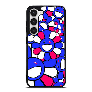TAKASHI MURAKAMI BLUE PINK Samsung Galaxy S23 Case Cover TAKASHI MURAKAMI BLUE PINK Samsung Galaxy S23 Case Cover