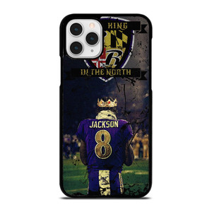 LAMAR JACKSON KING OF THE NORTH iPhone 11 Pro Case Cover LAMAR JACKSON KING OF THE NORTH iPhone 11 Pro Case Cover