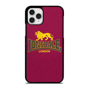 LONSDALE LONDON BOXING LOGO RED  iPhone 11 Pro Case Cover