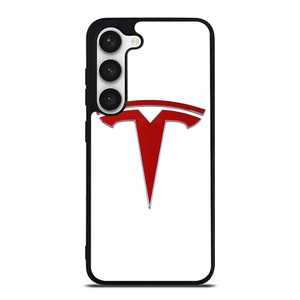 TESLA RED EMBLEM Samsung Galaxy S23 Case Cover TESLA RED EMBLEM Samsung Galaxy S23 Case Cover