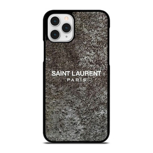 SAINT LAURENT PARIS RASFUR FABRIC iPhone 11 Pro Case Cover SAINT LAURENT PARIS RASFUR FABRIC iPhone 11 Pro Case Cover