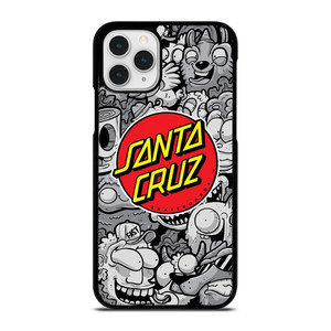 SANTA CRUZ SKATEBOARD DOODLE CARTOON iPhone 11 Pro Case Cover SANTA CRUZ SKATEBOARD DOODLE CARTOON iPhone 11 Pro Case Cover