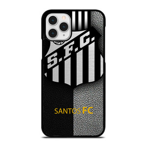 SANTOS FC FOOTBALL LEATHER LOGO  iPhone 11 Pro Case Cover