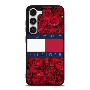 TOMMY HILFIGER ROSES LOGO  Samsung Galaxy S23 Case Cover