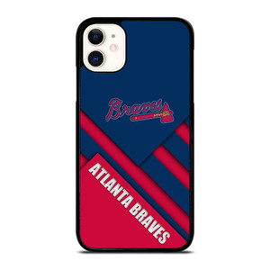 ATLANTA BRAVES BASEBALL ABSTRACT LOGO iPhone 11 Case Cover