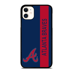 ATLANTA BRAVES BASEBALL STRIPE SYMBOL iPhone 11 Case Cover