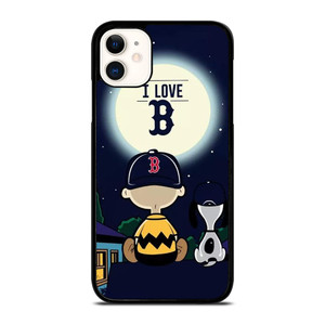 BOSTON RED SOX CHARLIE BROWN SNOOPY iPhone 11 Case Cover BOSTON RED SOX CHARLIE BROWN SNOOPY iPhone 11 Case Cover