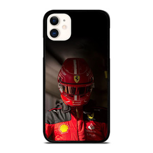 CHARLES LECRERC SCUDERIA FERRARI F1 DRIVER iPhone 11 Case Cover CHARLES LECRERC SCUDERIA FERRARI F1 DRIVER iPhone 11 Case Cover