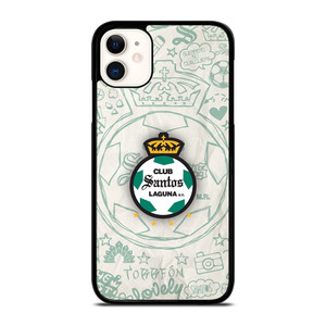 CLUB SANTOS LAGUNA SCRIBBLE LOGO iPhone 11 Case Cover CLUB SANTOS LAGUNA SCRIBBLE LOGO iPhone 11 Case Cover