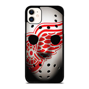 DETROIT RED WINGS JASON VOORHEES MASK iPhone 11 Case Cover DETROIT RED WINGS JASON VOORHEES MASK iPhone 11 Case Cover