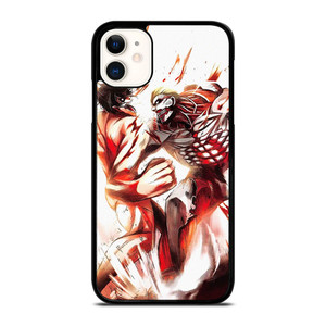 EREN YEAGER VS REINER ATTACK ON TITAN ANIME iPhone 11 Case Cover
