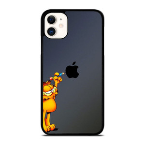 GARFIELD CAT APPLE LOGO iPhone 11 Case Cover GARFIELD CAT APPLE LOGO iPhone 11 Case Cover