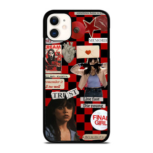 JENNA ORTEGA TARA CARPENTER SCREAM VI COLLAGE iPhone 11 Case Cover JENNA ORTEGA TARA CARPENTER SCREAM VI COLLAGE iPhone 11 Case Cover