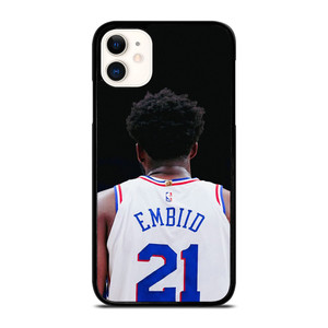 JOEL EMBIID NBA PHILADELPHIA 76ERS iPhone 11 Case Cover JOEL EMBIID NBA PHILADELPHIA 76ERS iPhone 11 Case Cover