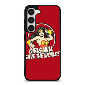 WONDER WOMAN CARTOON BADGE Samsung Galaxy S23 Case Cover WONDER WOMAN CARTOON BADGE Samsung Galaxy S23 Case Cover