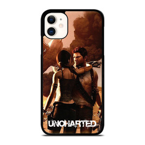 NATHAN DRAKE LARA CROFT UNCHARTED iPhone 11 Case Cover NATHAN DRAKE LARA CROFT UNCHARTED iPhone 11 Case Cover