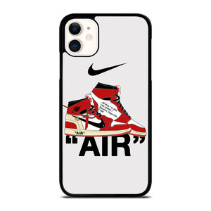 NIKE AIR JORDAN HIGH OFF WHITE iPhone 11 Case Cover