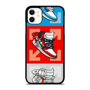 NIKE AIR JORDAN OFF WHITE SNEAKERS VECTOR iPhone 11 Case Cover NIKE AIR JORDAN OFF WHITE SNEAKERS VECTOR iPhone 11 Case Cover