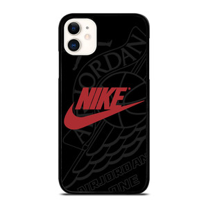 NIKE AIR JORDAN ONE JUMPMAN LOGO iPhone 11 Case Cover NIKE AIR JORDAN ONE JUMPMAN LOGO iPhone 11 Case Cover